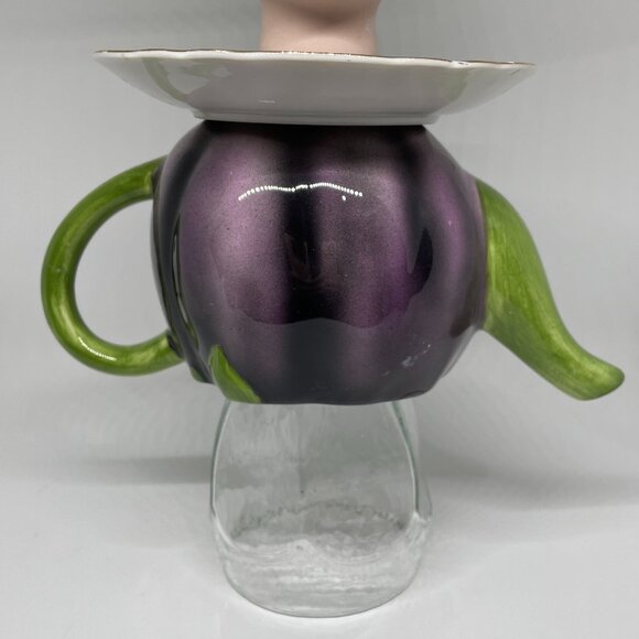 Doll Head Teapot Bird Feeder-Unusual Gift-Creepy Feeder-New! - Picture 3 of 11